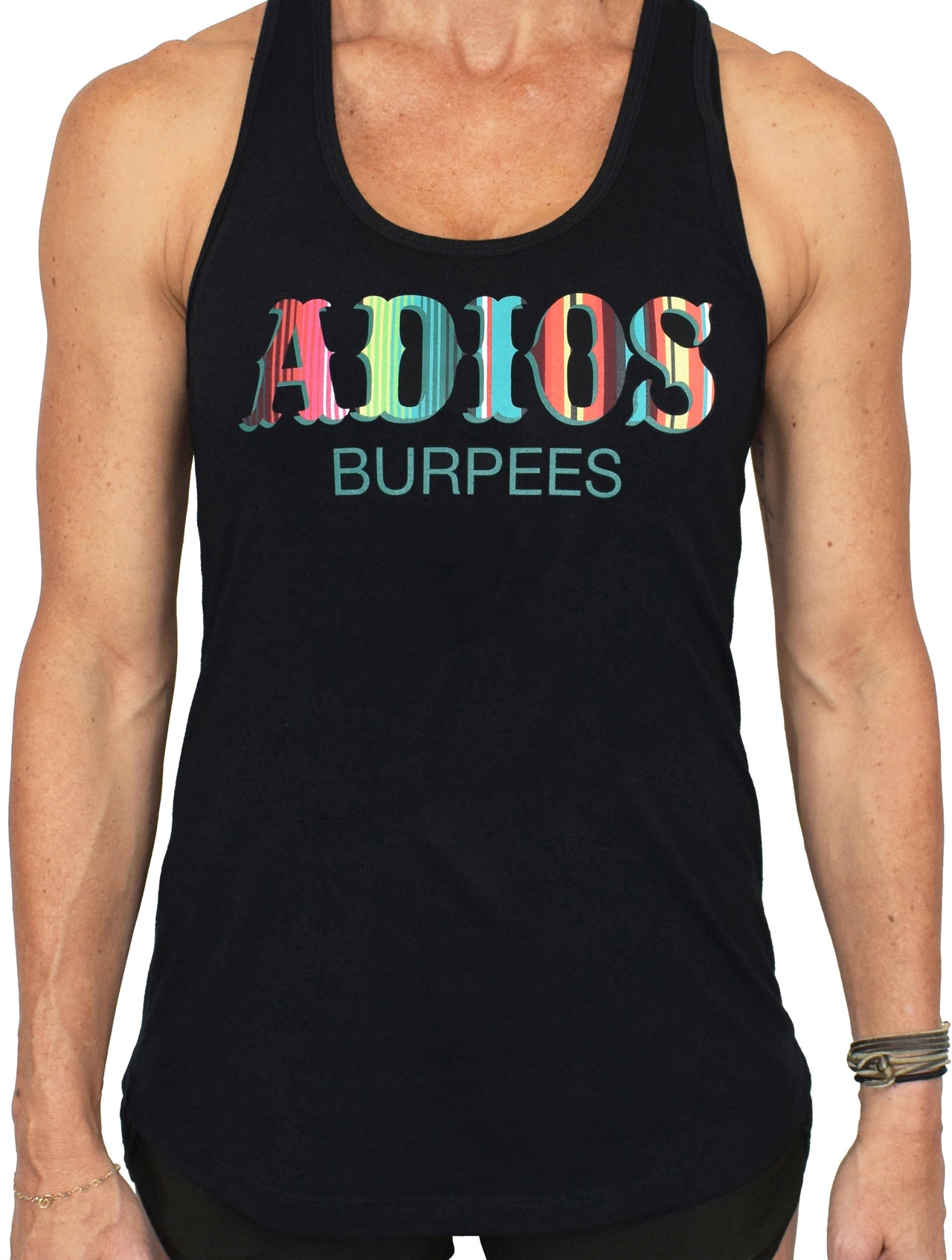 Women's 'Adios Burpees' Racerback Tank