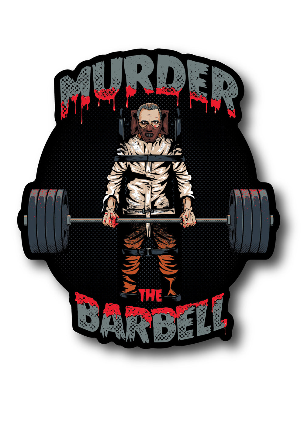 'Murder the Barbell - Cannibal' Sticker