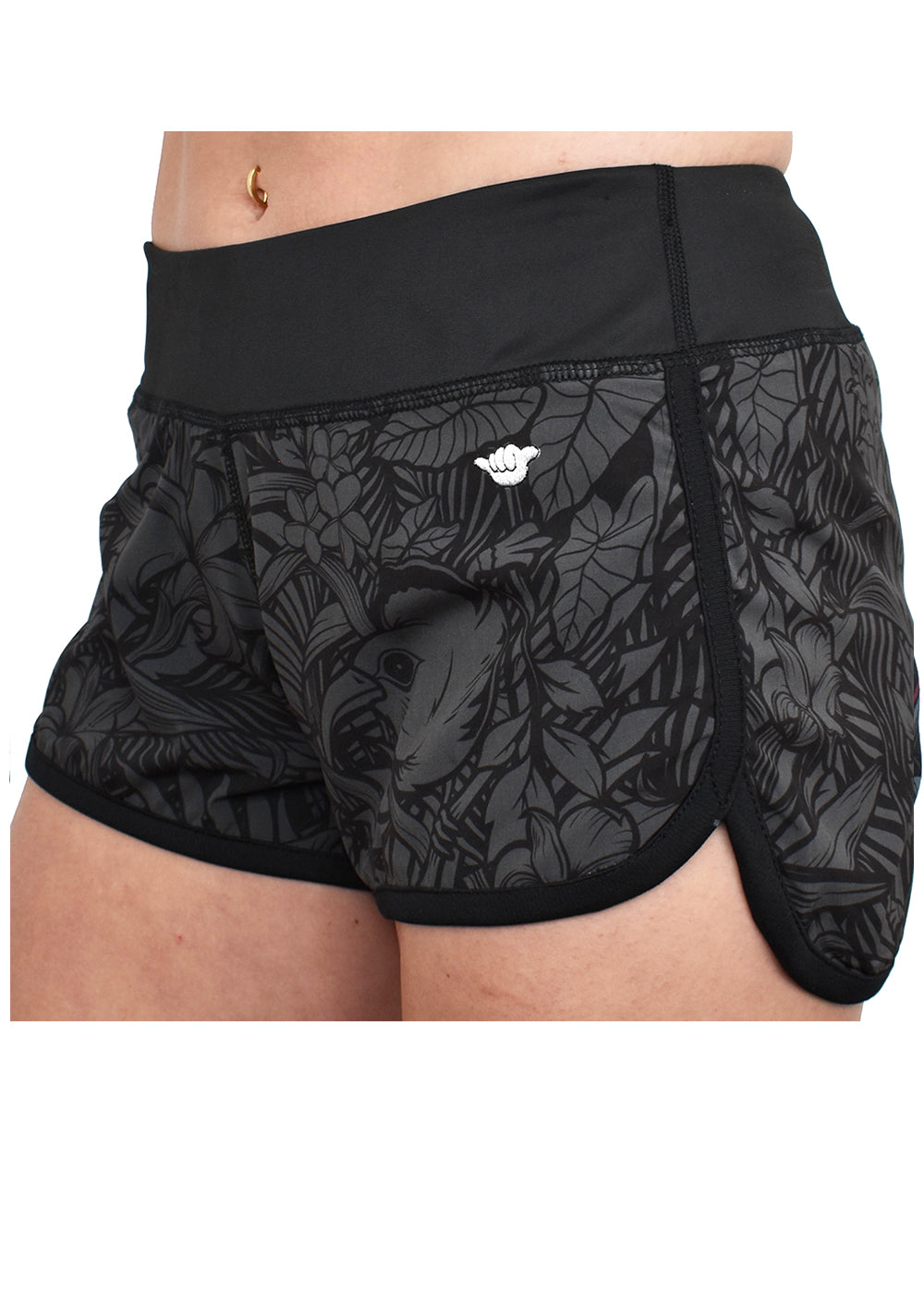 Women's 'Charcoal Ohana' ULTRA Hybrid Shorts