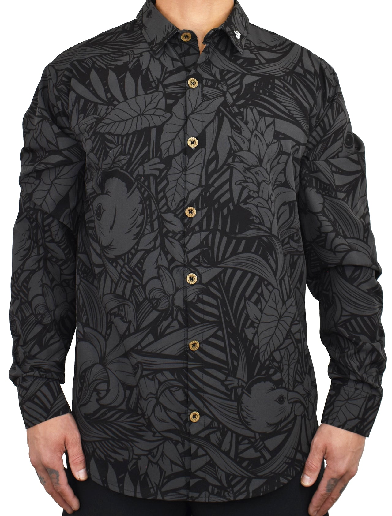 'Charcoal Ohana' ULTRA Long Sleeve Shirt