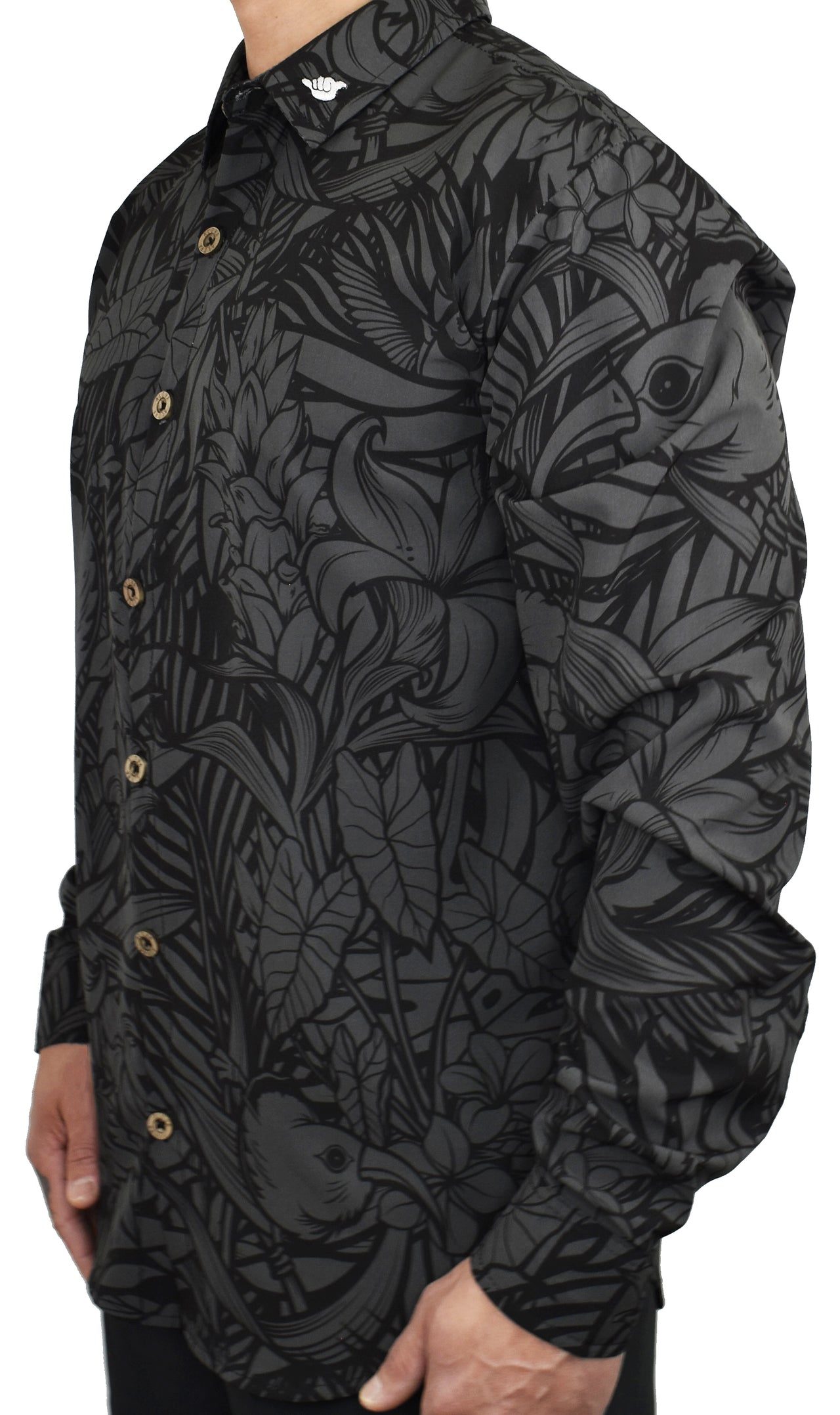 'Charcoal Ohana' ULTRA Long Sleeve Shirt