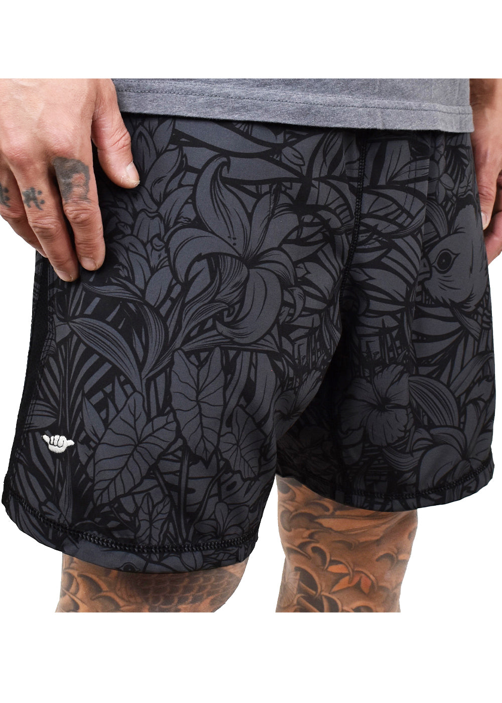 Men's 'Charcoal Ohana' ULTRA Hybrid Shorts