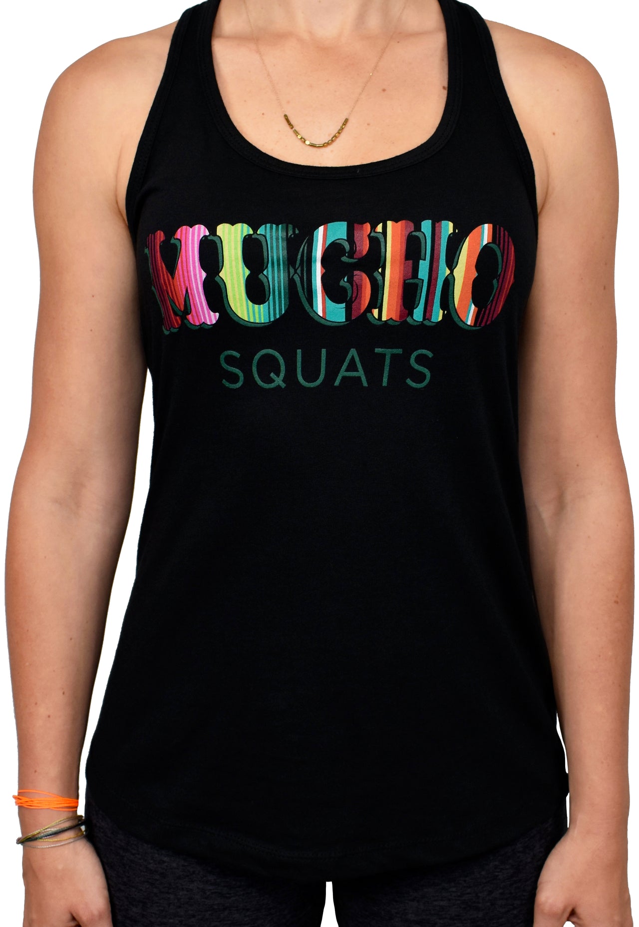 Women's 'Mucho Squats' Racerback Tank