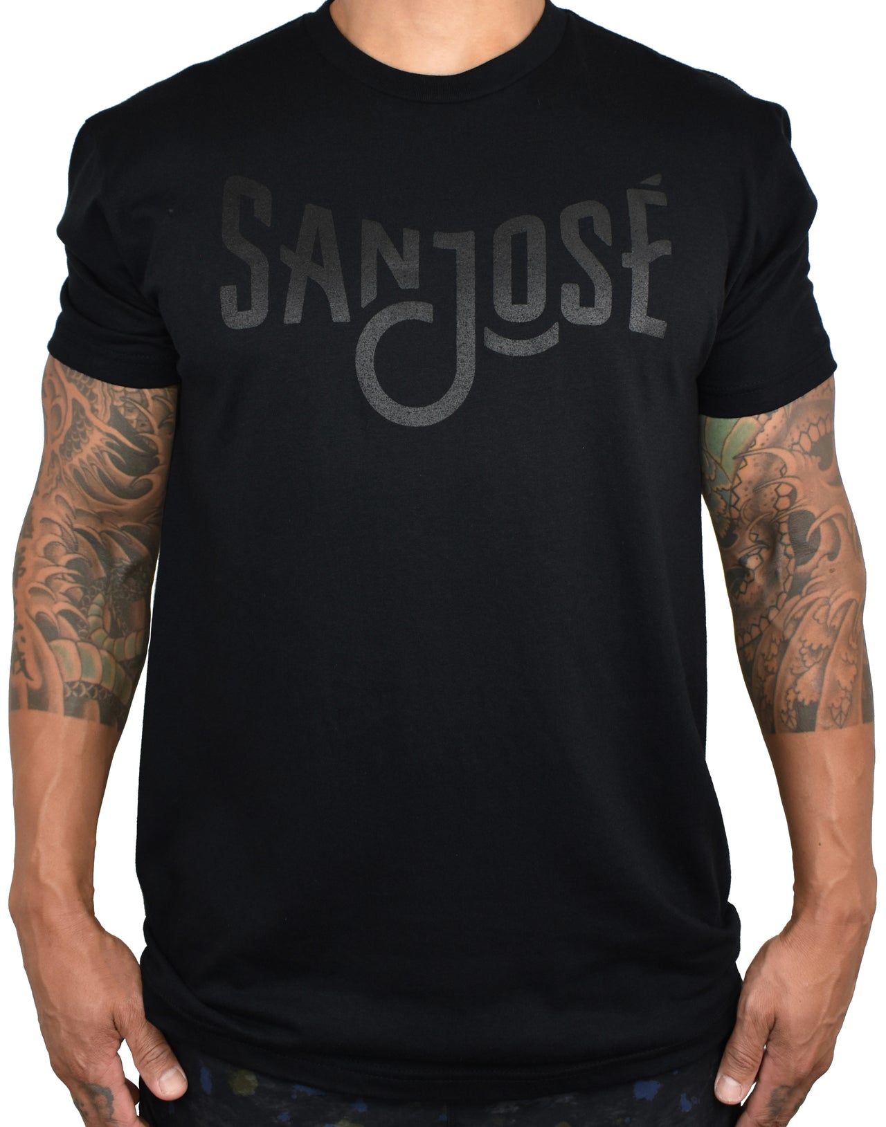Men's 'San Jose' Tee - Black/Black