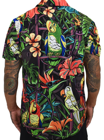 'Tiki Room' Aloha (Hawaiian) Shirt- FINAL SALE
