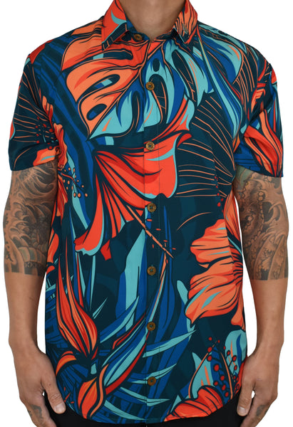 'Tropical Vibes' - Tangerine Dream Aloha (Hawaiian) Shirt – Project X