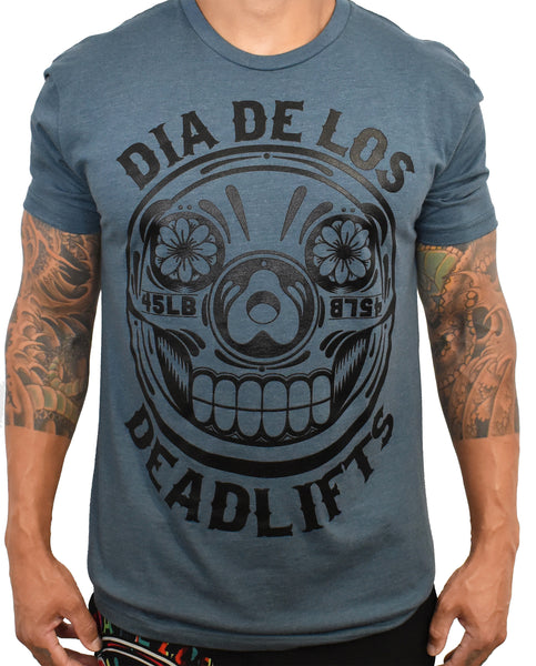 Men's 'Dia de los Deadlifts' Tee - Marine – Project X