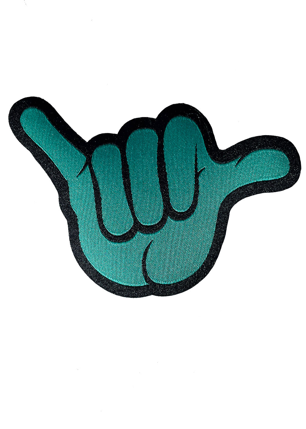 'Teal Shaka' Woven Patch