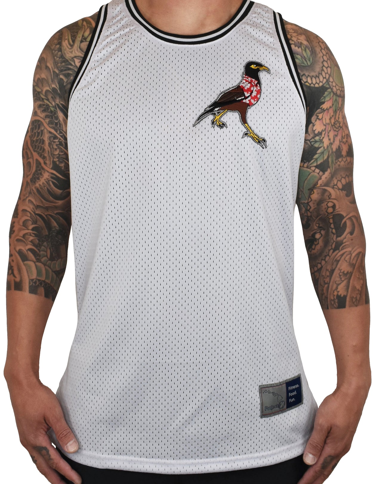 Men's 'Aloha Friday Myna' Jersey - White