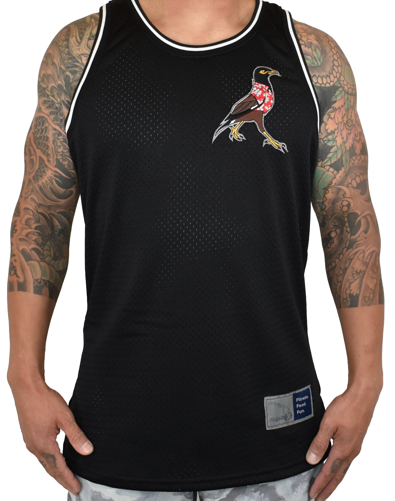 Men's 'Aloha Friday Myna' Jersey - Black - FINAL SALE