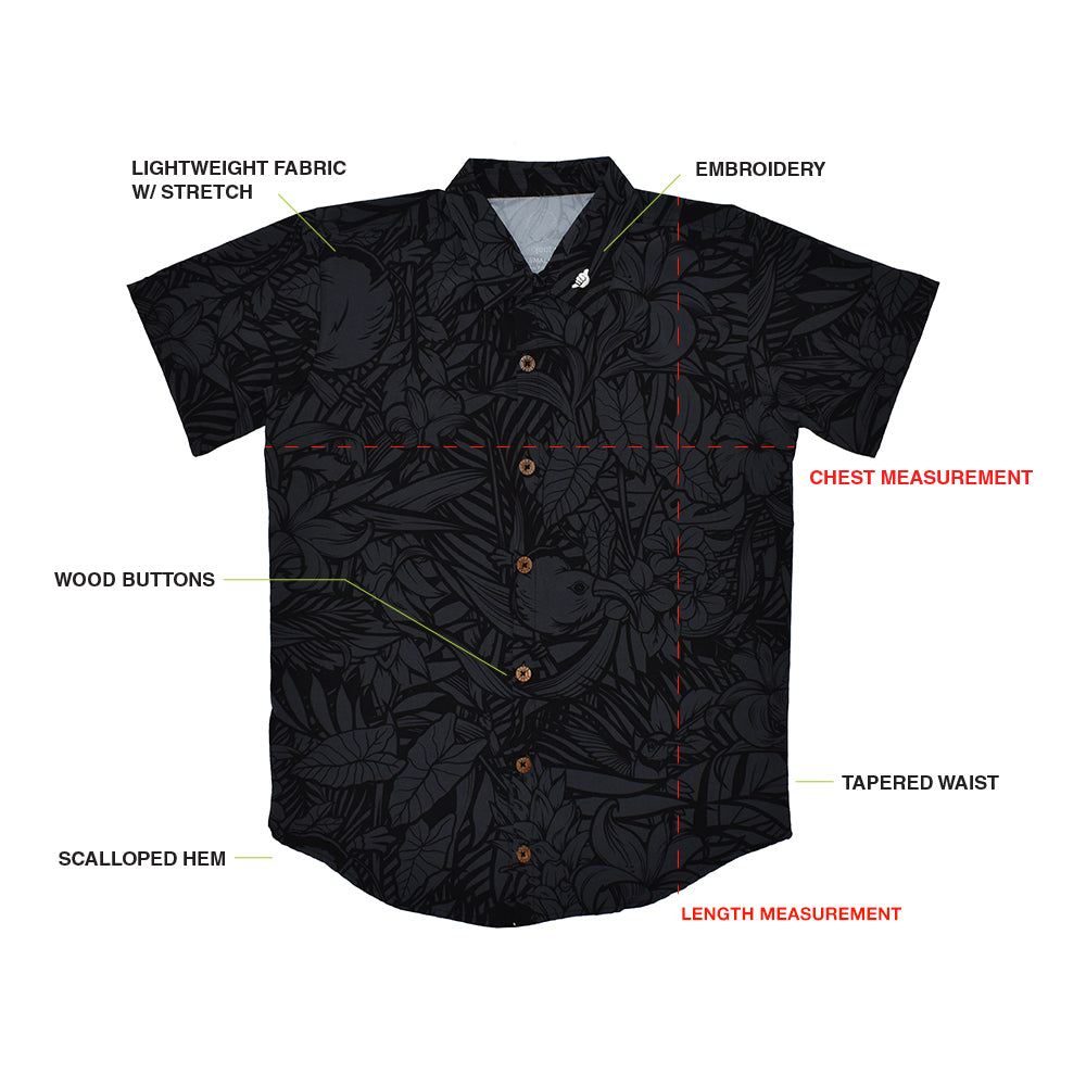 Electric Lava Floral' ULTRA Aloha (Hawaiian) Shirt