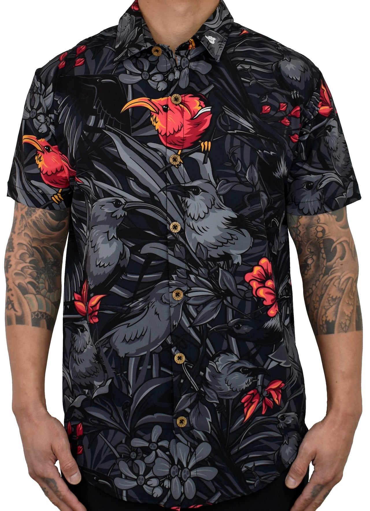 'Birds of Paradise' ULTRA Aloha (Hawaiian) Shirt
