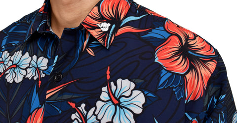 'Blue Hibiscus' Aloha (Hawaiian) Shirt