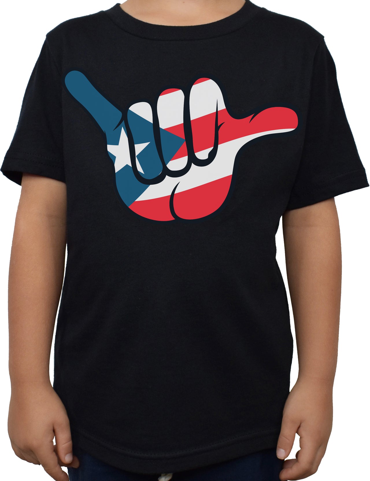 KIDS 'Boricua Shaka' Tee - PRE-ORDER. ITEM SHIPS 07.25