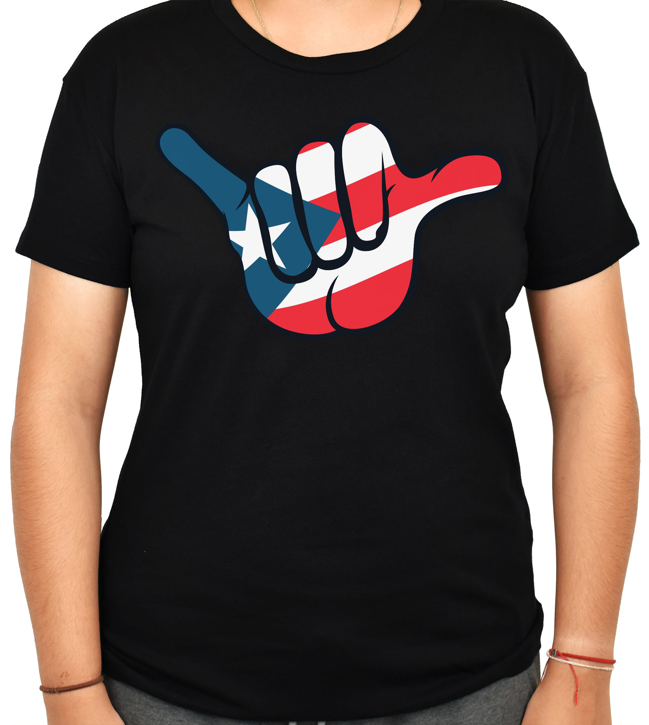 WOMEN'S 'Boricua Shaka' Relaxed Tee - PRE-ORDER. ITEM SHIPS 07.25