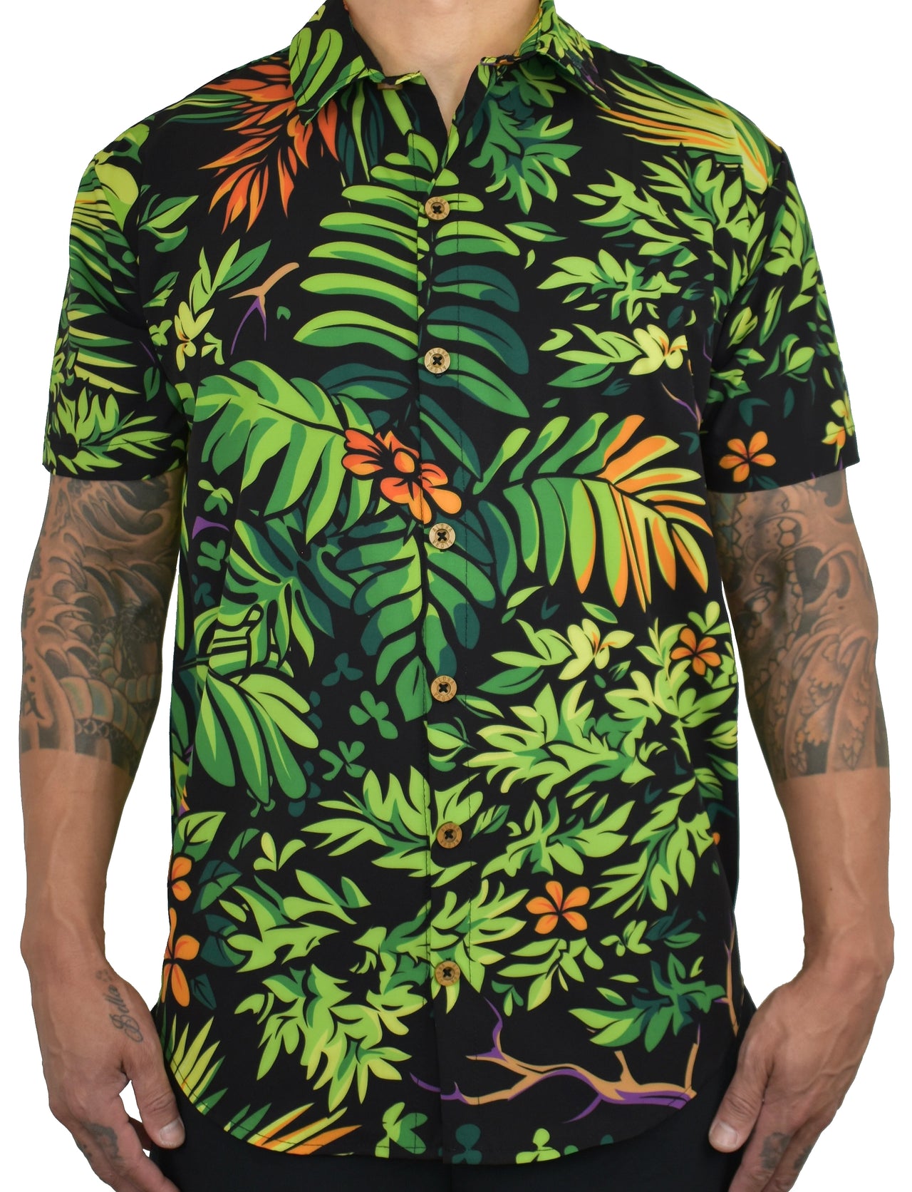 'Tropical Canopy - Day' ULTRA Aloha (Hawaiian) Shirt