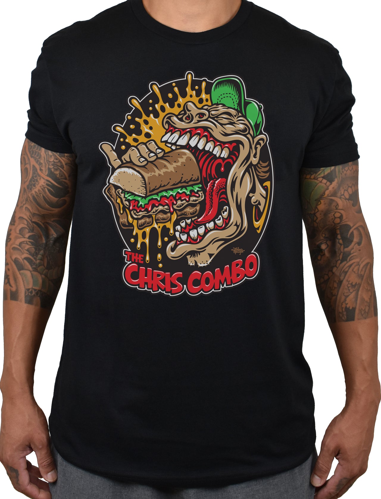 Men's 'La Villa Artist Series - 'Jimbo Phillips' Black Tee - PRE-ORDER. ITEM SHIPS 09.07