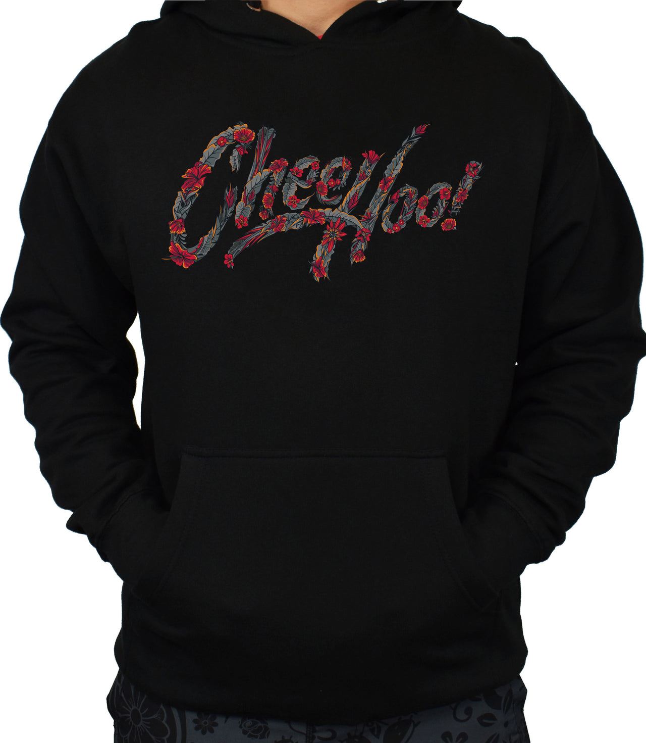'CheeHoo' RED Hoodie -  PRE-ORDER. ITEM SHIPS 11.03