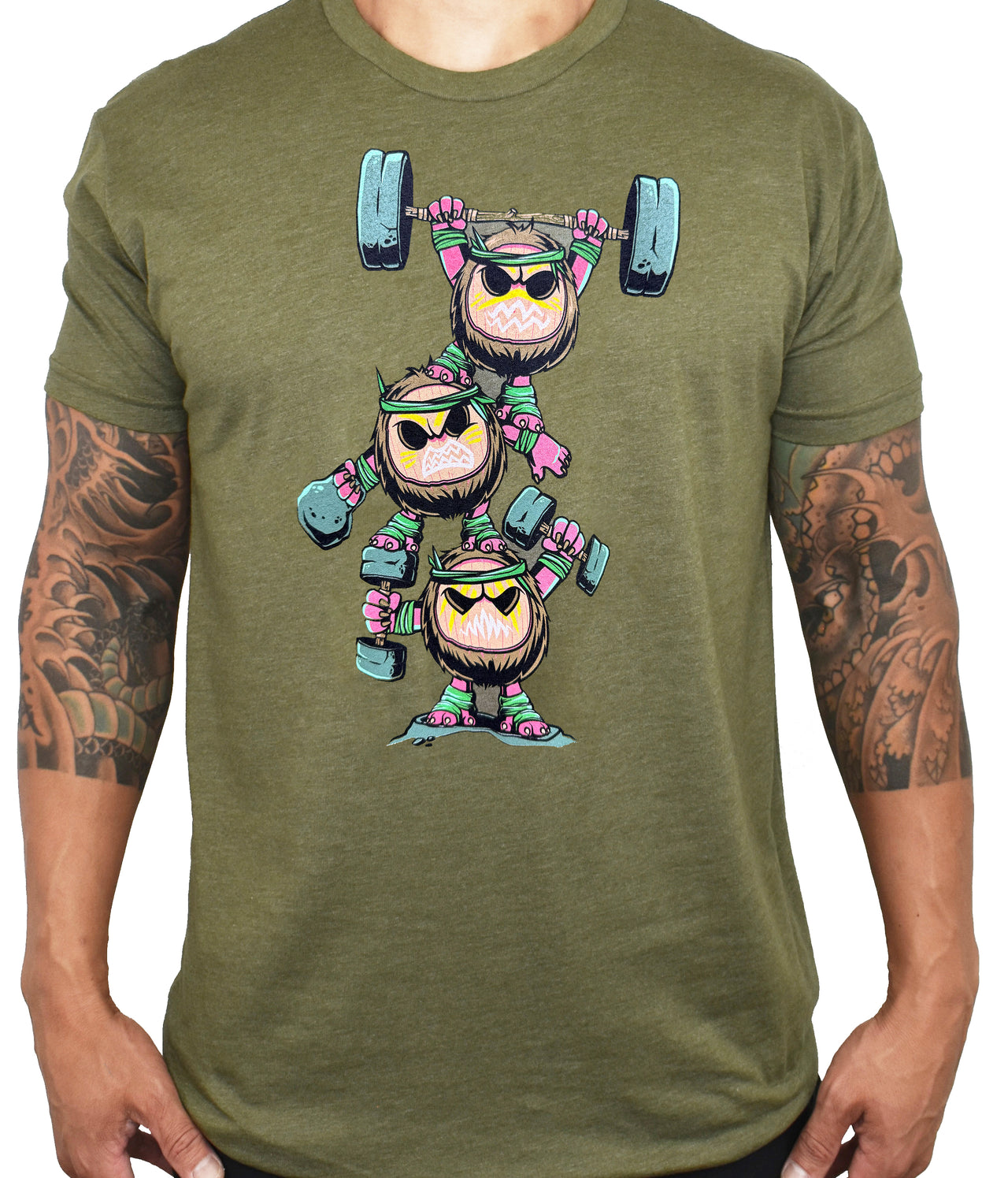 Men's 'Coco Squad' Olive Tee