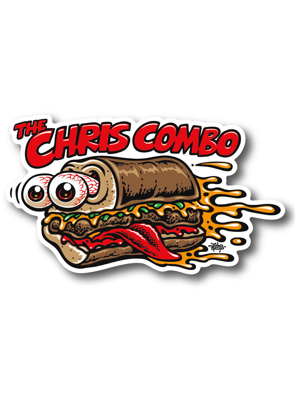 'La Villa Artist Series - 'Jimbo Phillips' Sticker