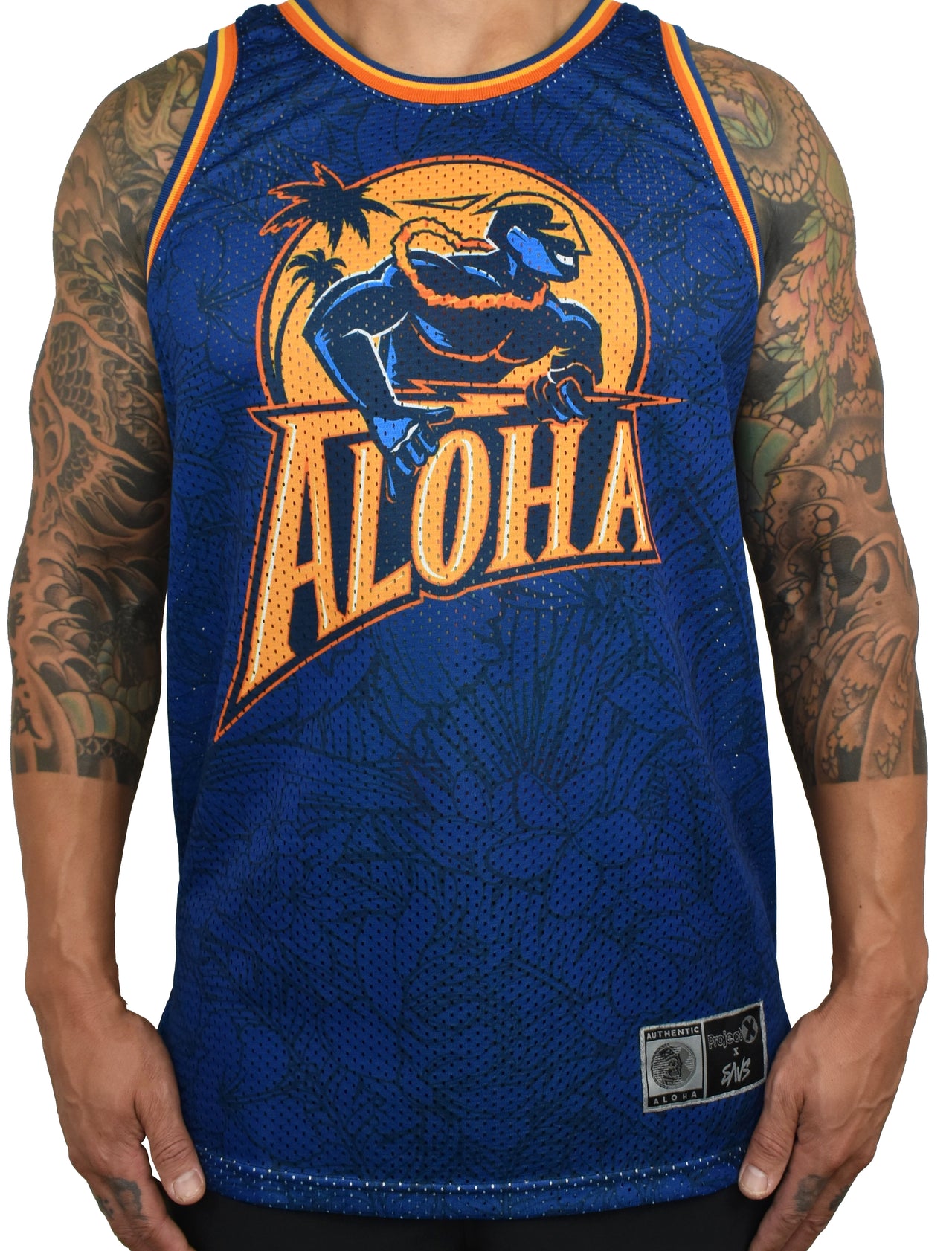 Men's 'Golden State Aloha' Jersey - Navy