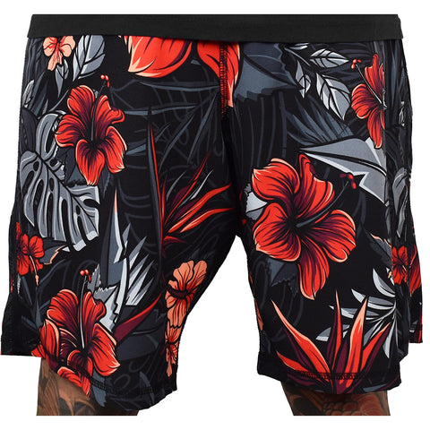 Men's 'Firebiscus' Blended Hybrid Shorts
