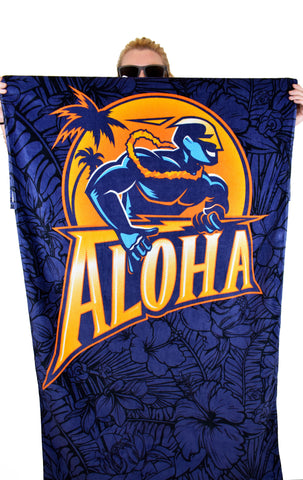 'Golden State Aloha' Beach Towel