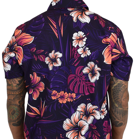 'HA Floral' Aloha (Hawaiian) Shirt