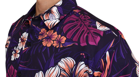 'HA Floral' Aloha (Hawaiian) Shirt