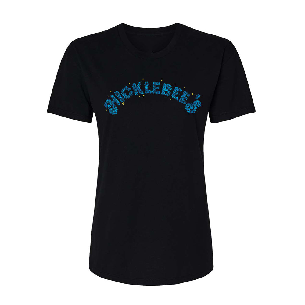 WOMEN'S 'HickleBees' Black Tee - PRE-ORDER. ITEM SHIPS 11.24