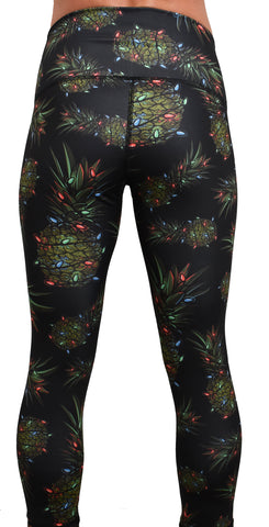 Women's 'Holiday Pineapple' Leggings