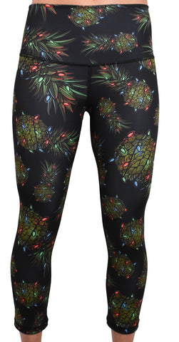 Women's 'Holiday Pineapple' Leggings
