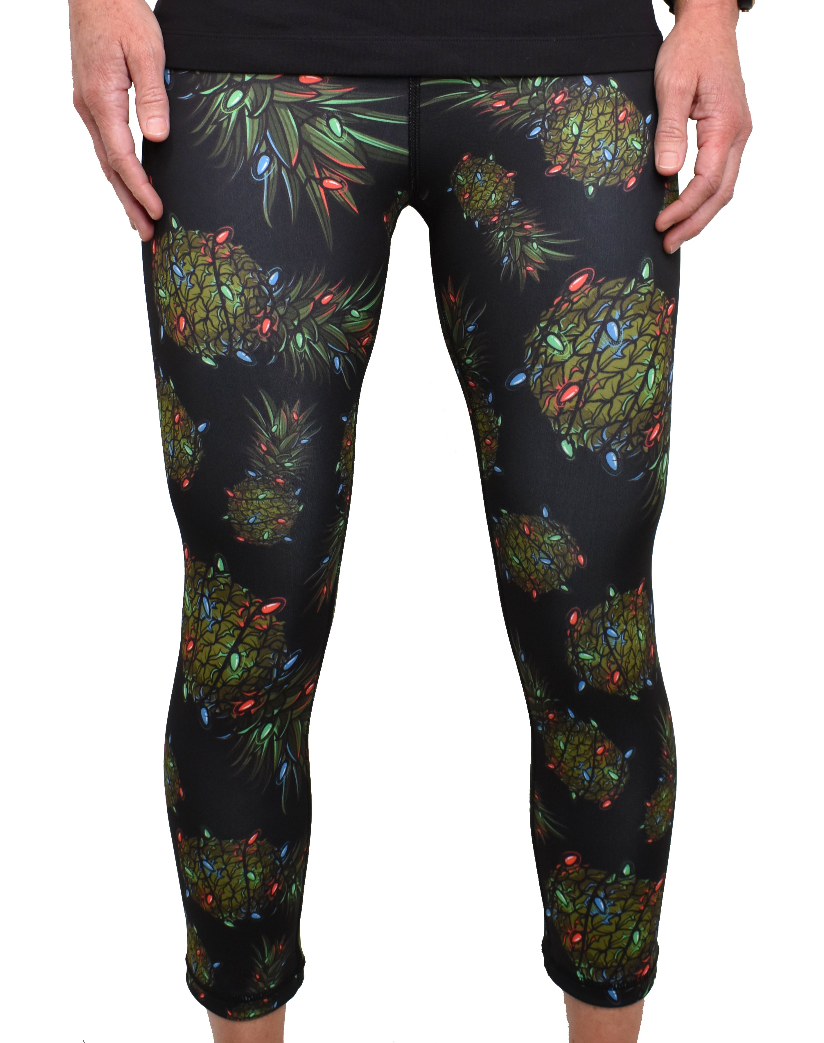 Women s Holiday Pineapple Leggings XL