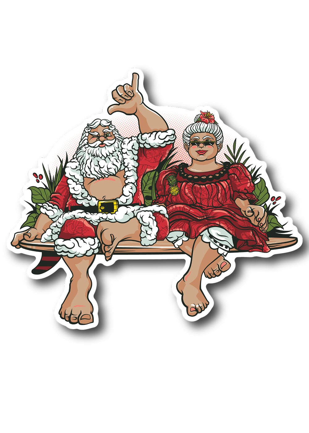 'Honolulu Lights' Sticker