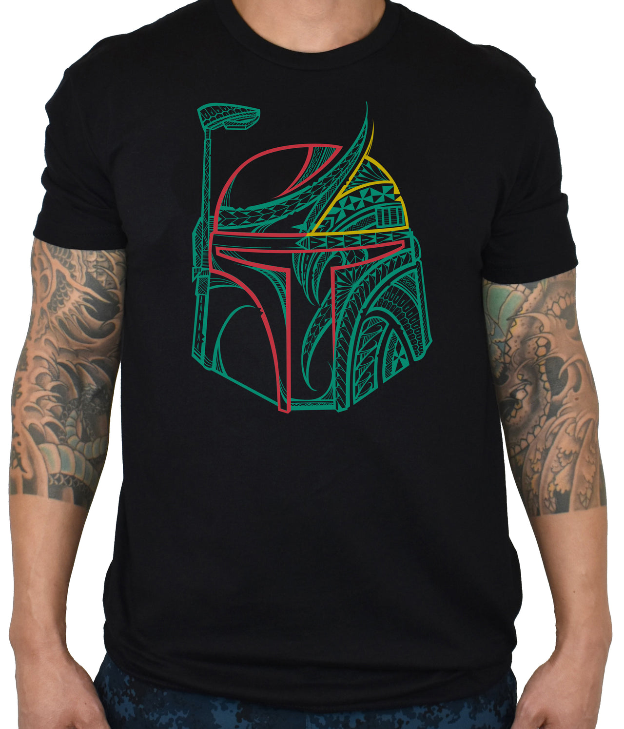 Men's 'Kava Hunter' Black Tee