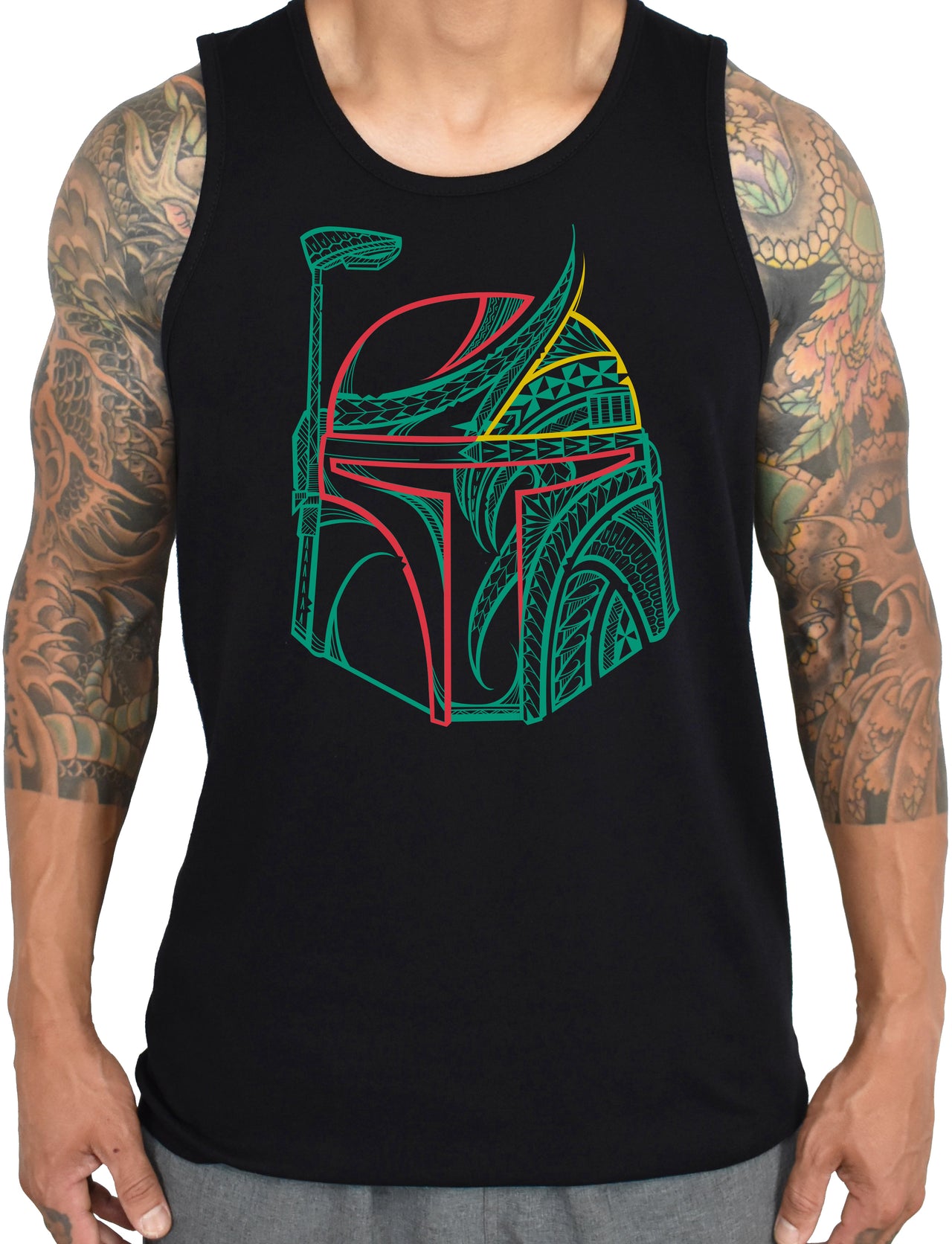 Men's 'Kava Hunter' Black Tank