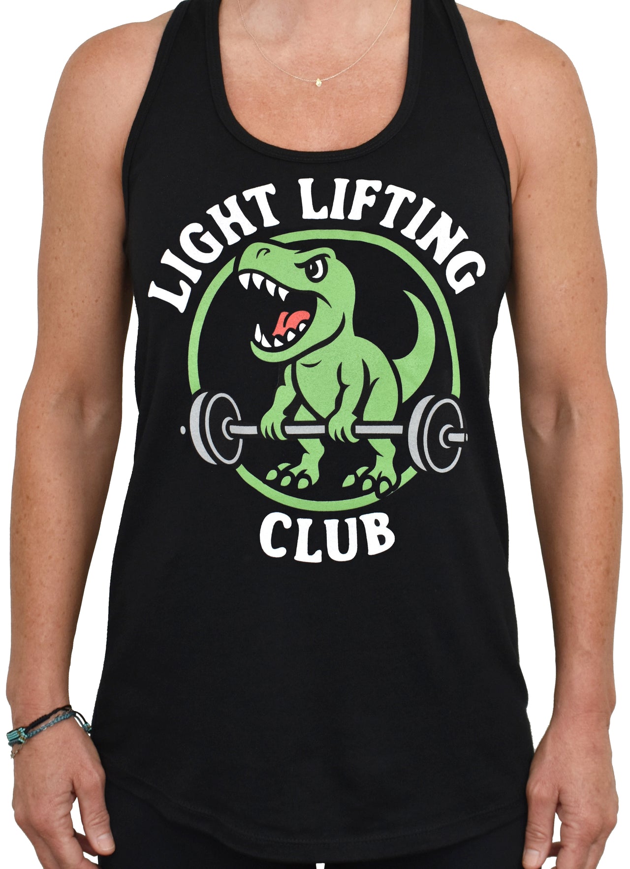 Women's 'Light Lifting Club' Racerback Tank