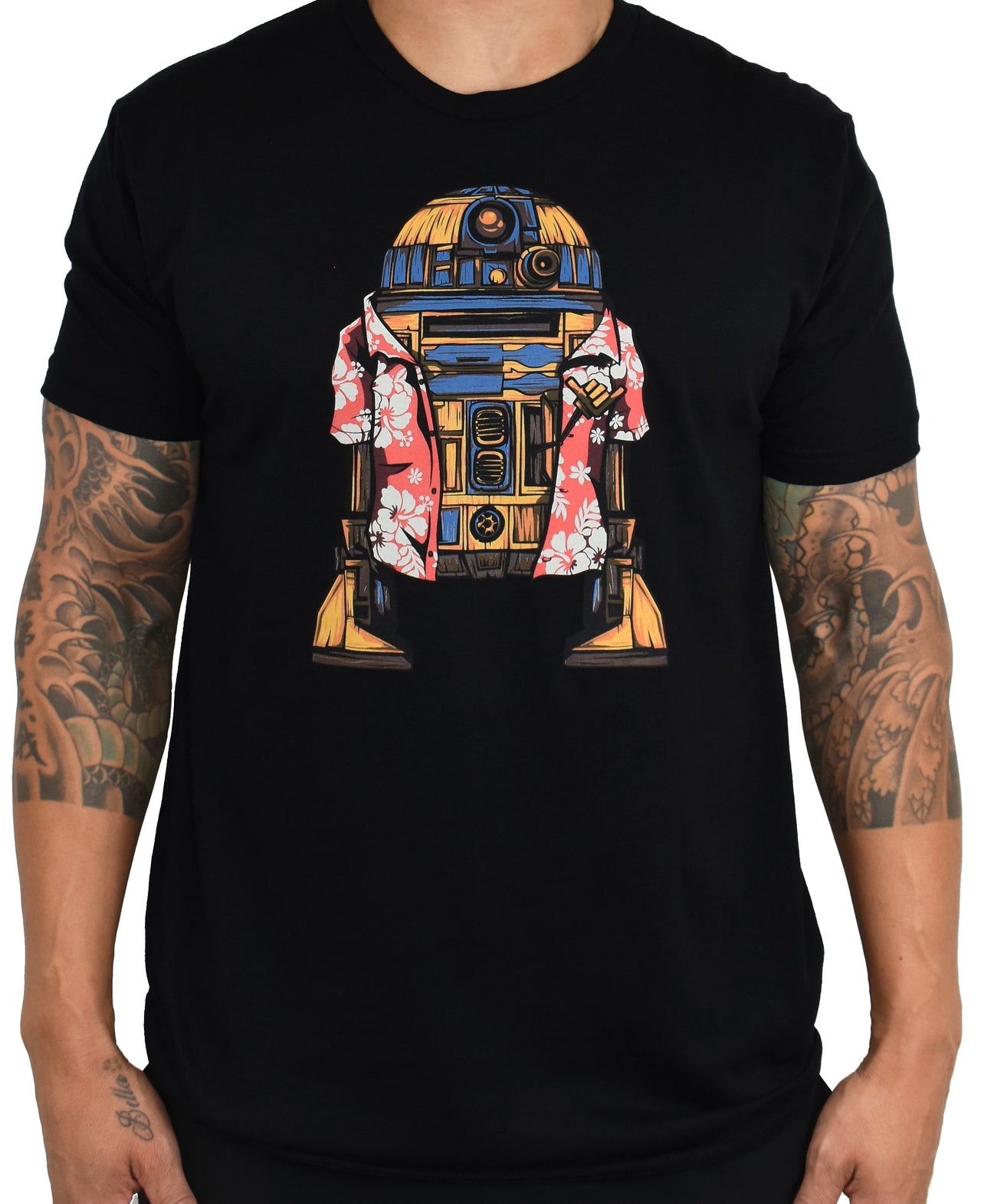 Men's 'Local Droid' Black Tee