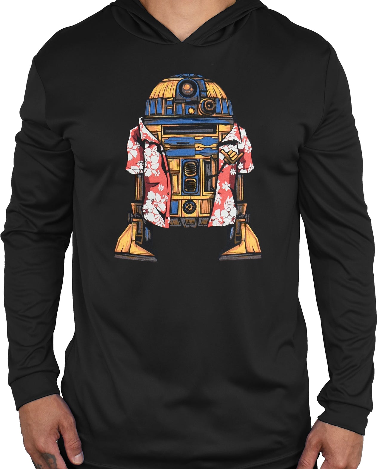'Local Droid' Performance Hoodie