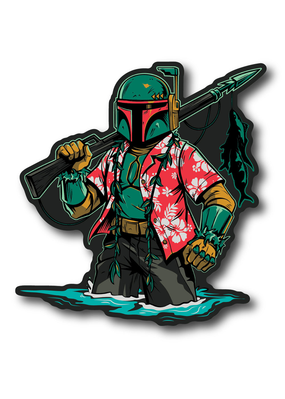'Local Fett' Sticker