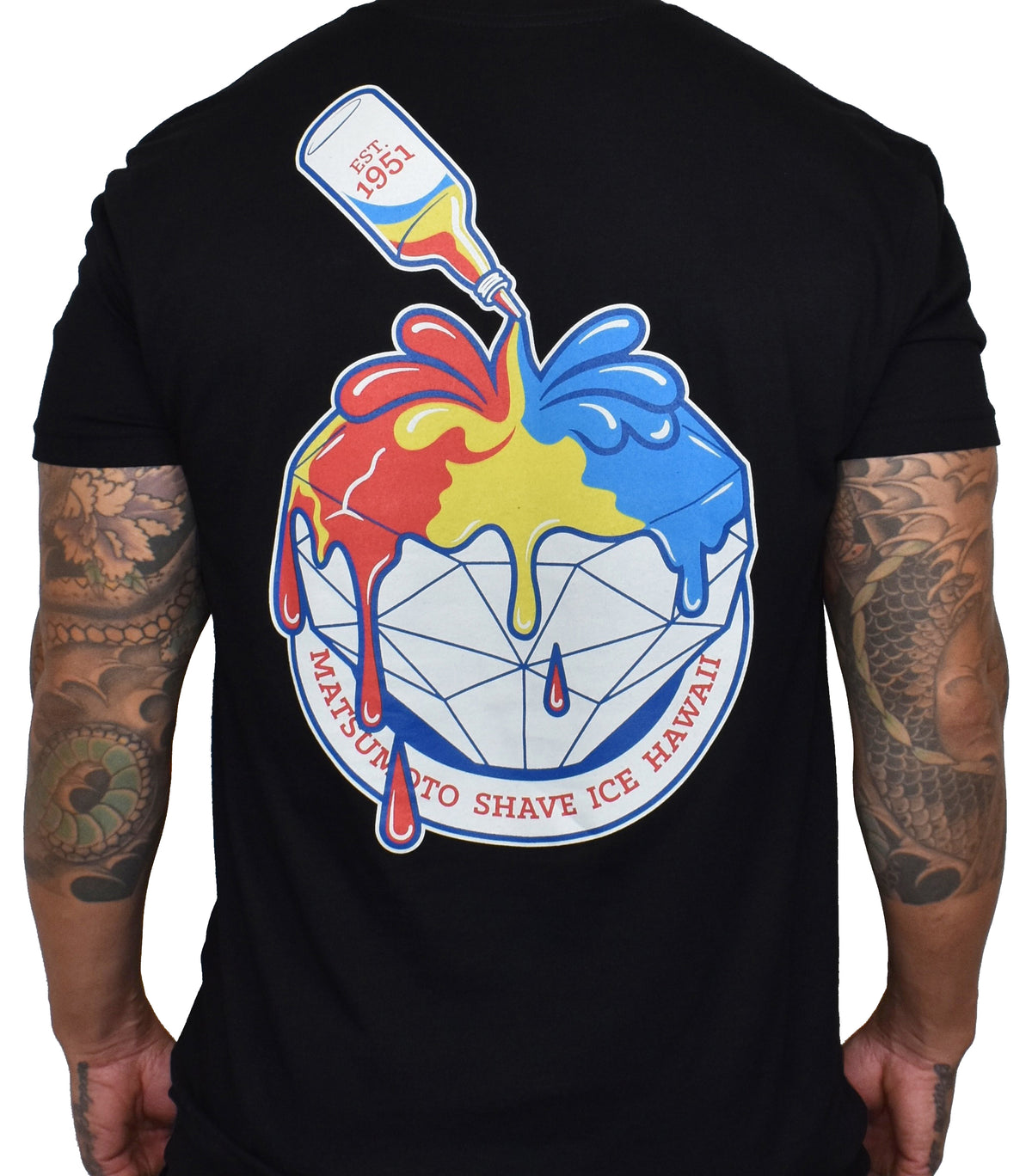 Men's 'Matsumoto Shave Ice 75th' Tee Black