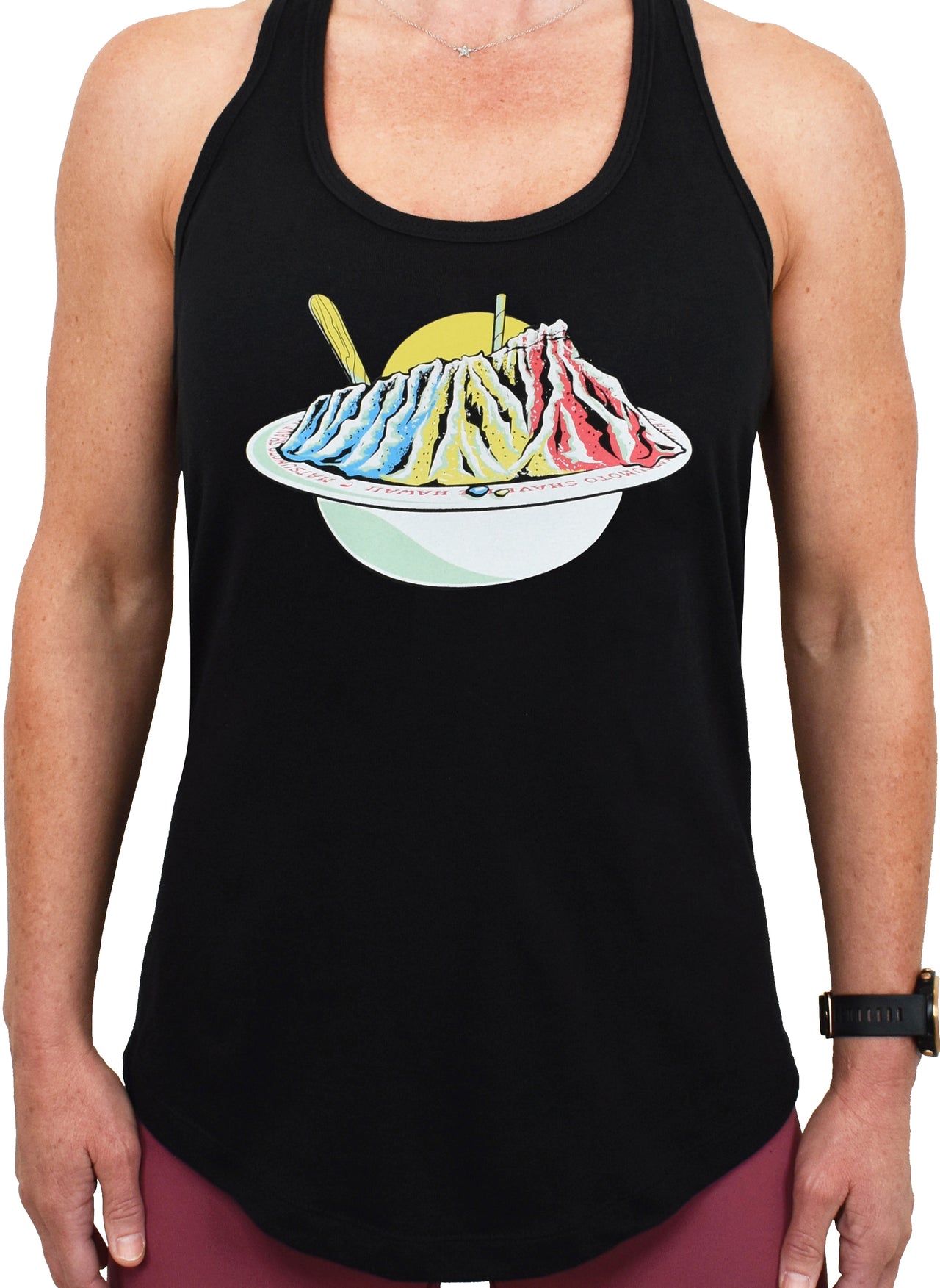 Women's 'Matsumoto Diamond Shave Ice' Racerback Tank