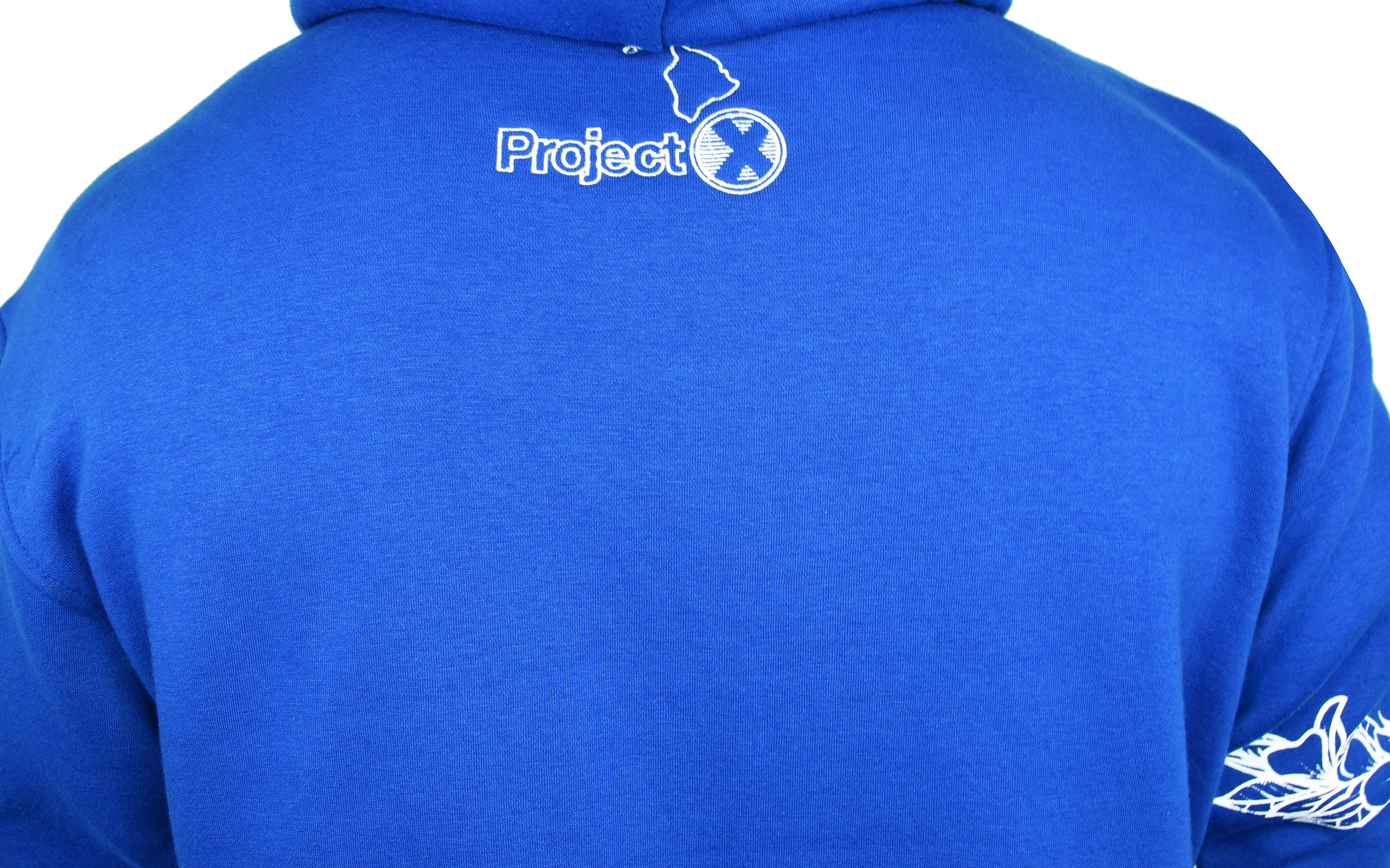 Aloha Blue' Embroidered Hoodie