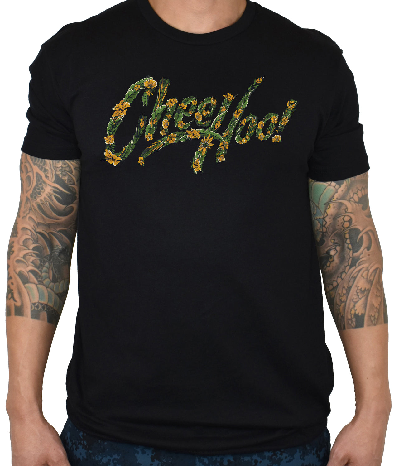 Men's 'CheeHoo' GREEN Tee - PRE-ORDER. ITEM SHIPS 11.03