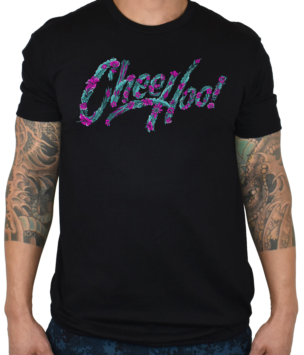 Men's 'CheeHoo' TEAL Tee - PRE-ORDER. ITEM SHIPS 11.03