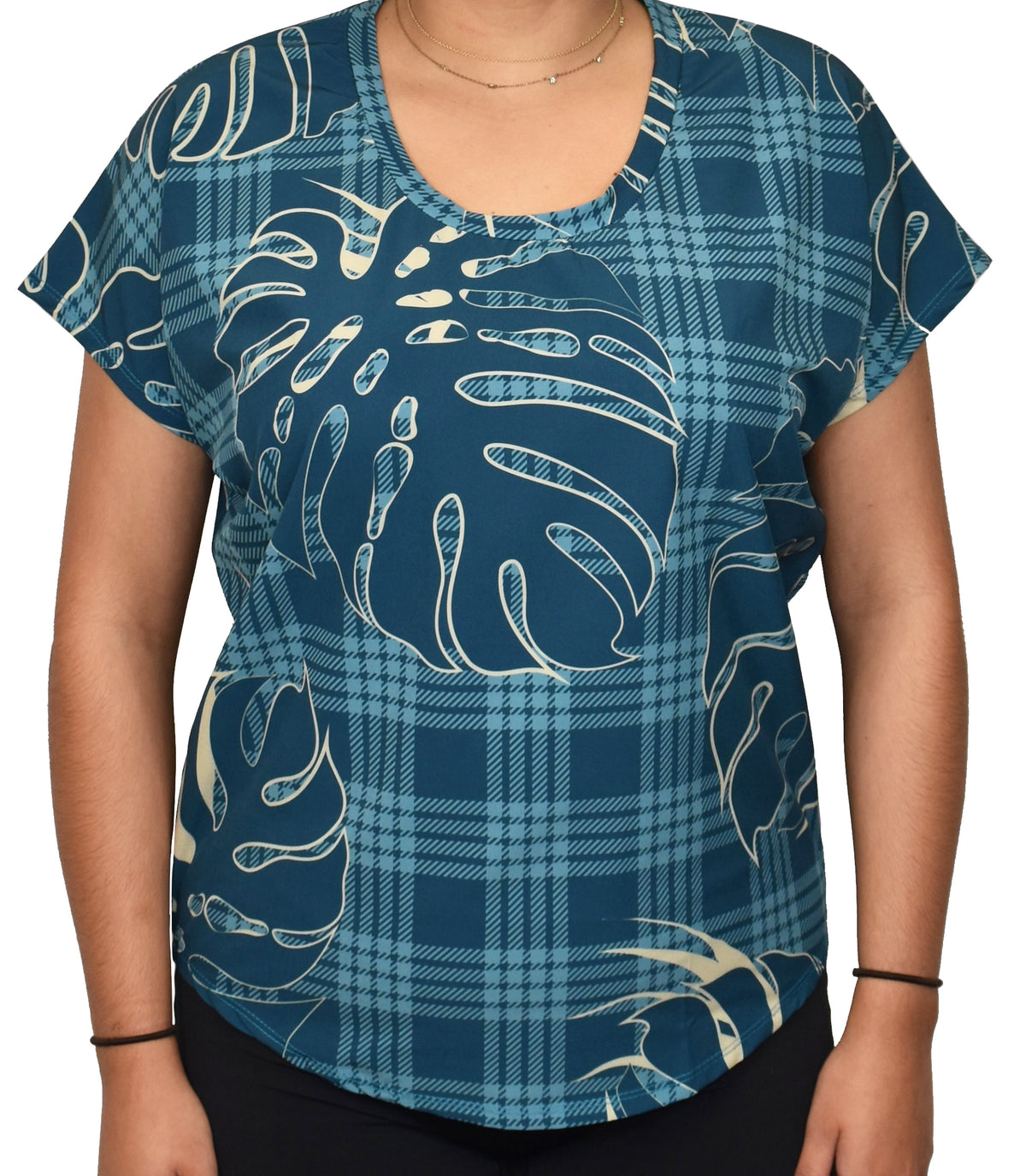 Women's 'Palaka - Marine' ULTRA Aloha Dolman
