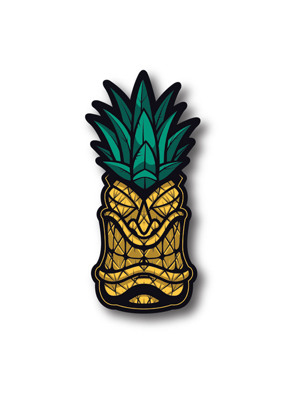 'Pineapple Tiki' Sticker