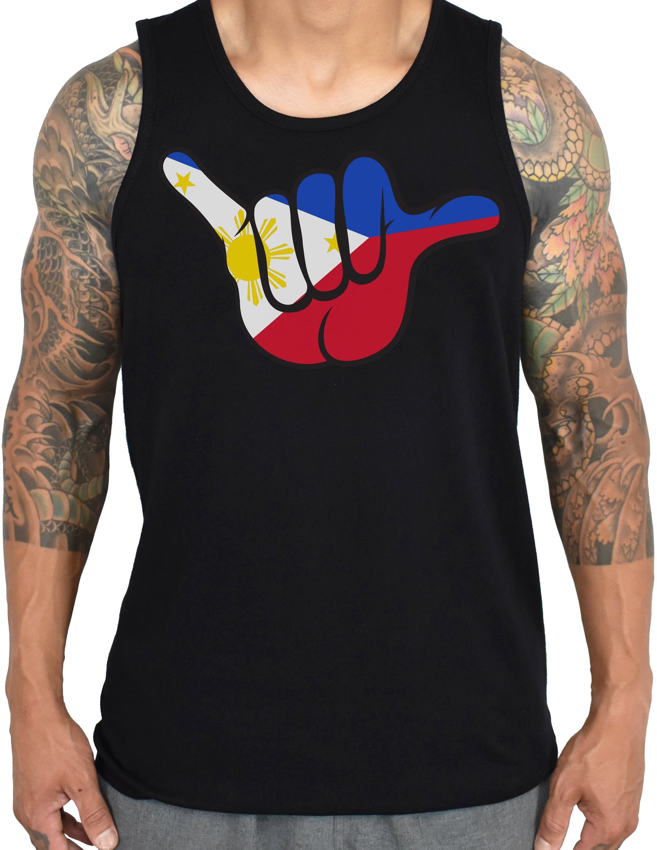 Men's 'Filipino Shaka' Tank - PRE-ORDER. ITEM SHIPS 05.15