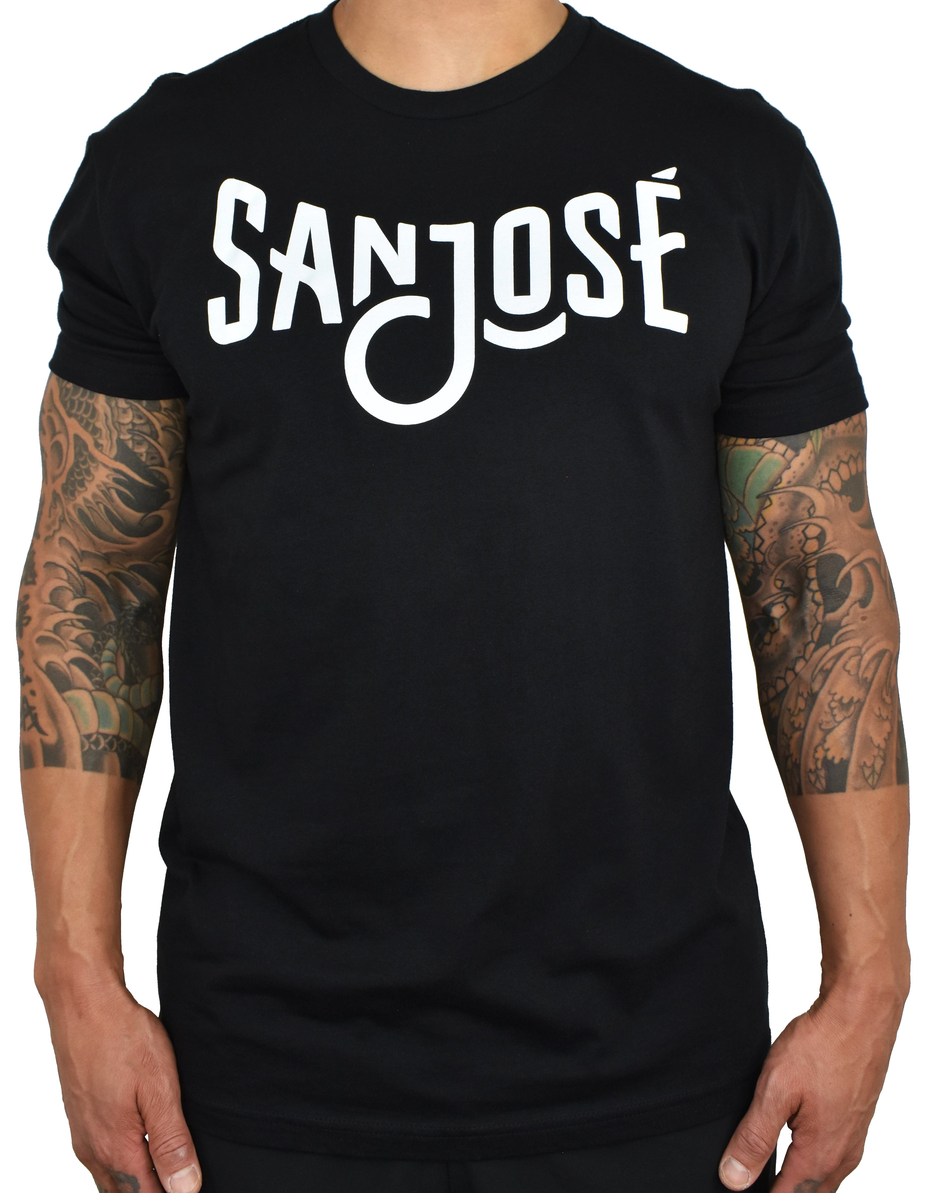 Men's 'San Jose' Tee - Black/White