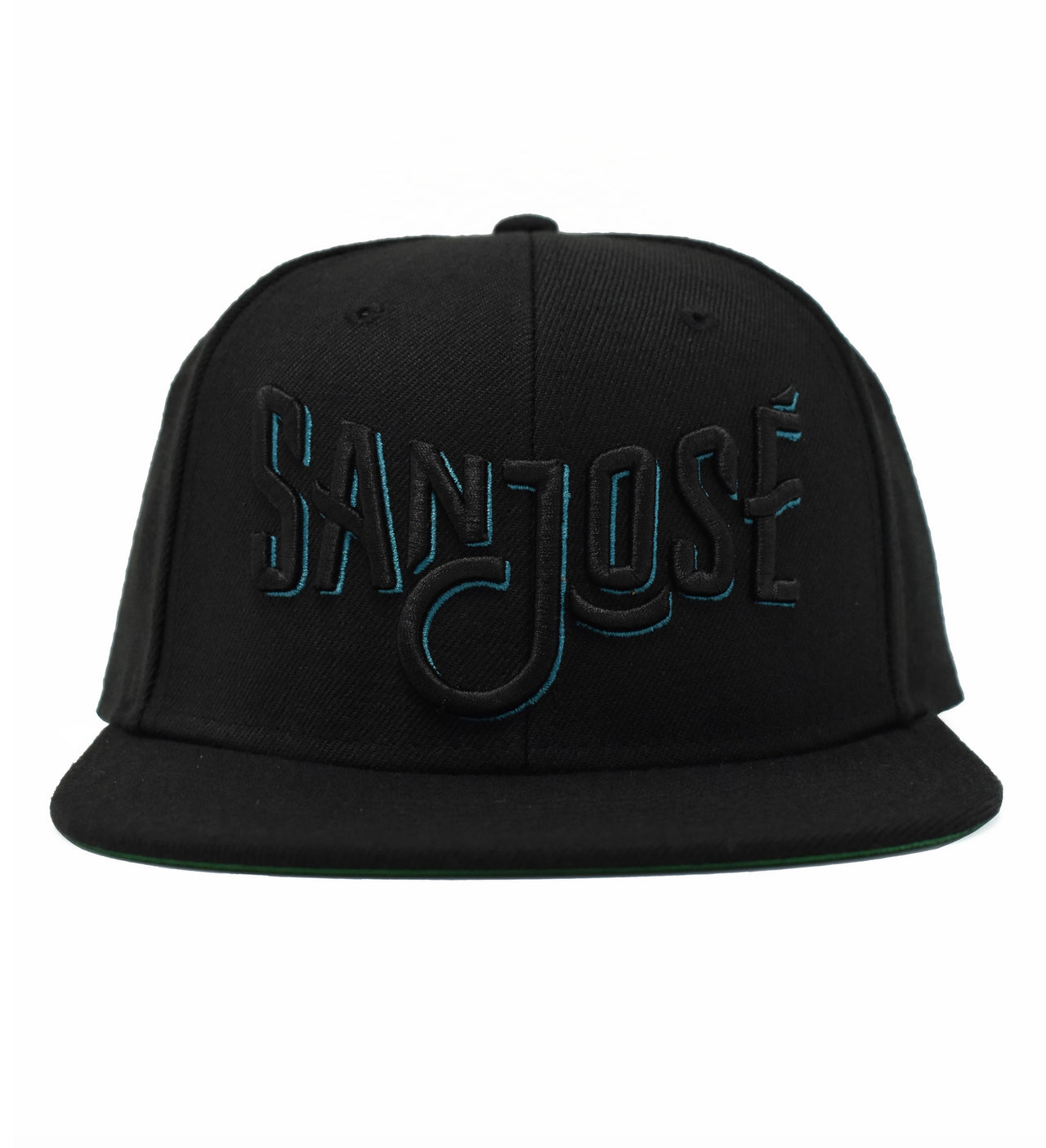 'San Jose' Snapback - Teal/Black